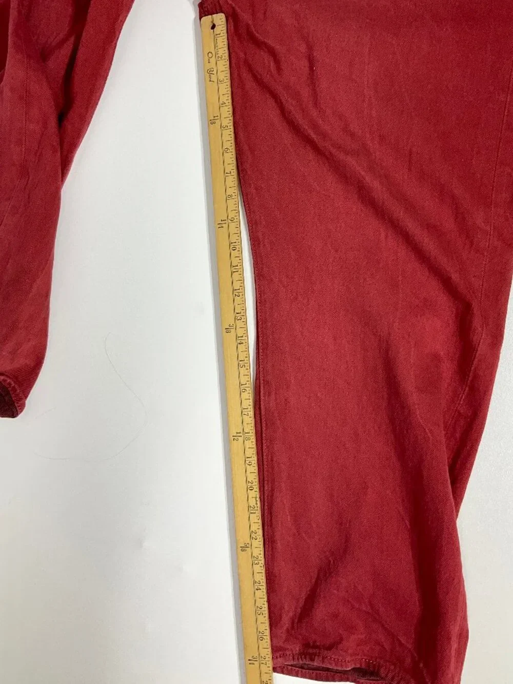 Levi's Men's Straight Jeans in Deep Red